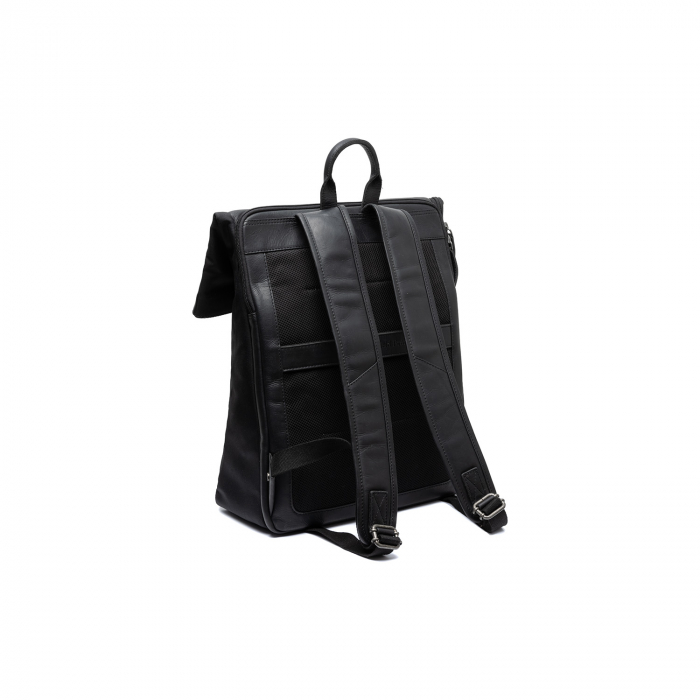 Rucsac din piele si nylon, The Chesterfield Brand, Trondheim, Negru [8]