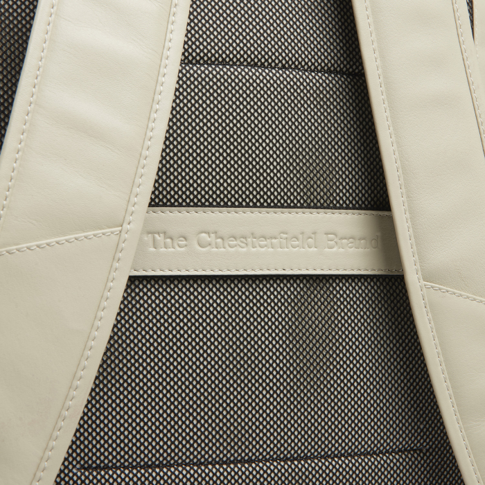 Rucsac din piele si nylon, The Chesterfield Brand, Trondheim, Bej [5]