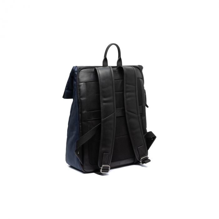 Rucsac din piele si nylon, The Chesterfield Brand, Trondheim, Bleumarin [7]