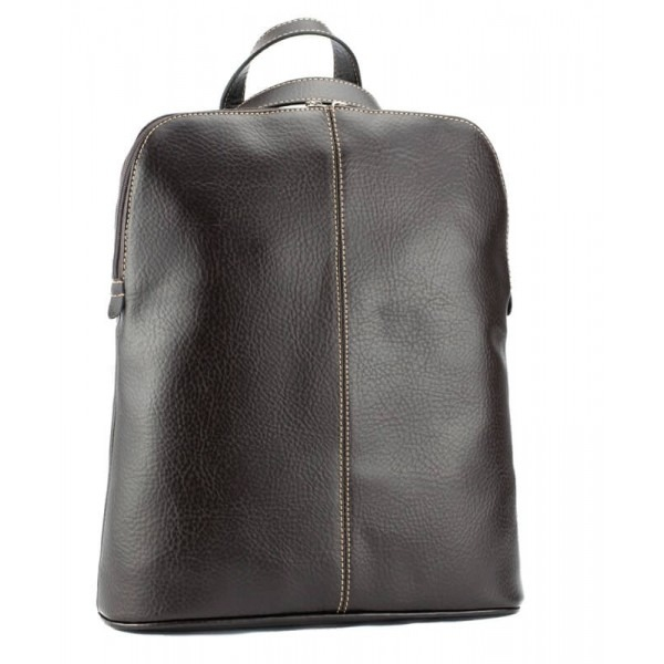 Rucsac/geanta dama din piele naturala moale, model 213, Maro [3]