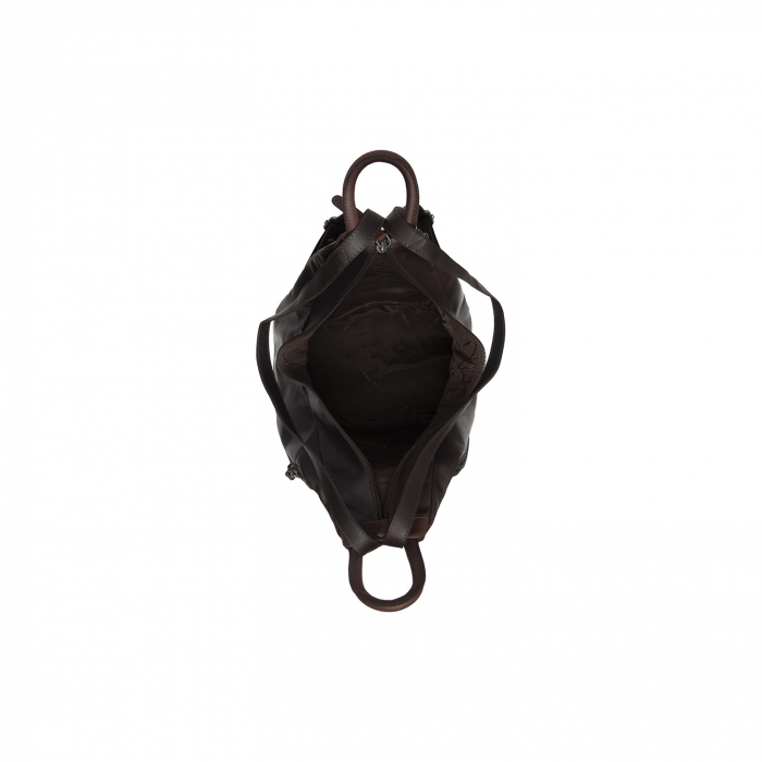 Rucsac / geanta de mana si umar 2 in 1, de dama, din piele naturala, The Chesterfield Brand, Howard, Maro inchis [4]