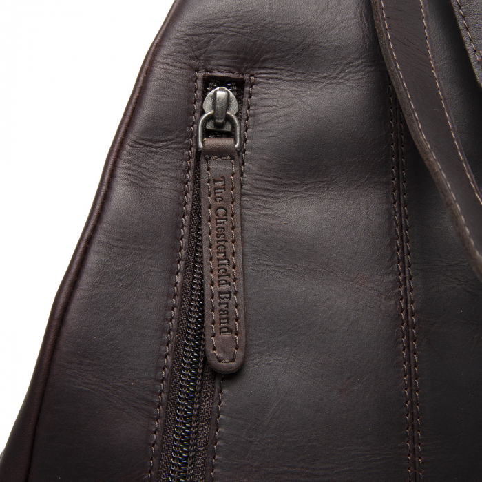 Rucsac / geanta de mana si umar 2 in 1, de dama, din piele naturala, The Chesterfield Brand, Howard, Maro inchis [5]