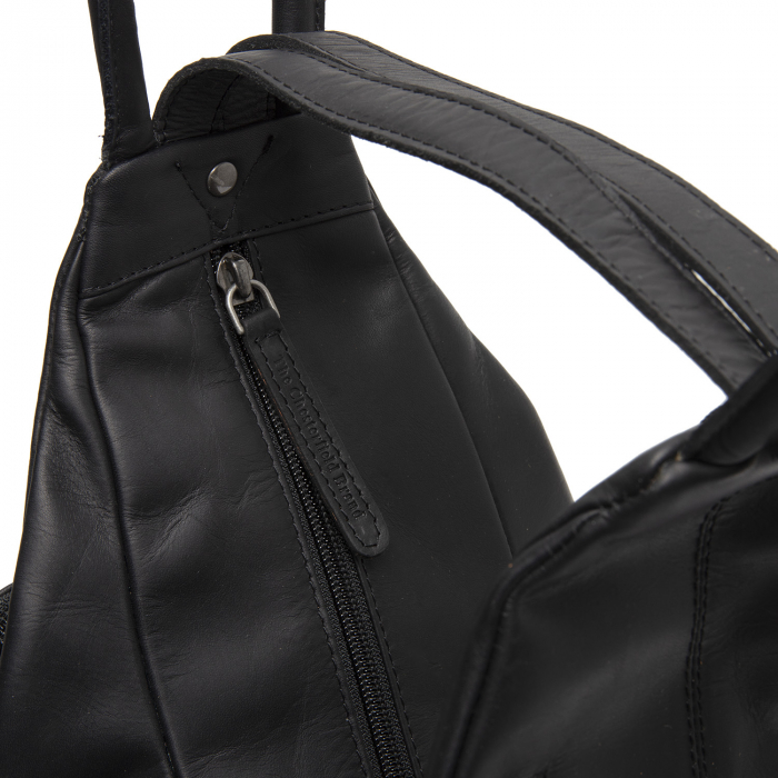 Rucsac / geanta de mana si umar 2 in 1, de dama, din piele naturala, The Chesterfield Brand, Howard, Negru [2]