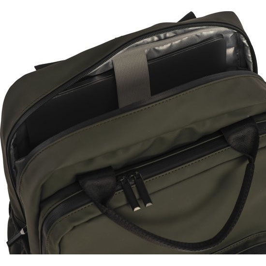 Rucsac unisex impermeabil, Daniel Ray, seria Spokane, Verde inchis [2]