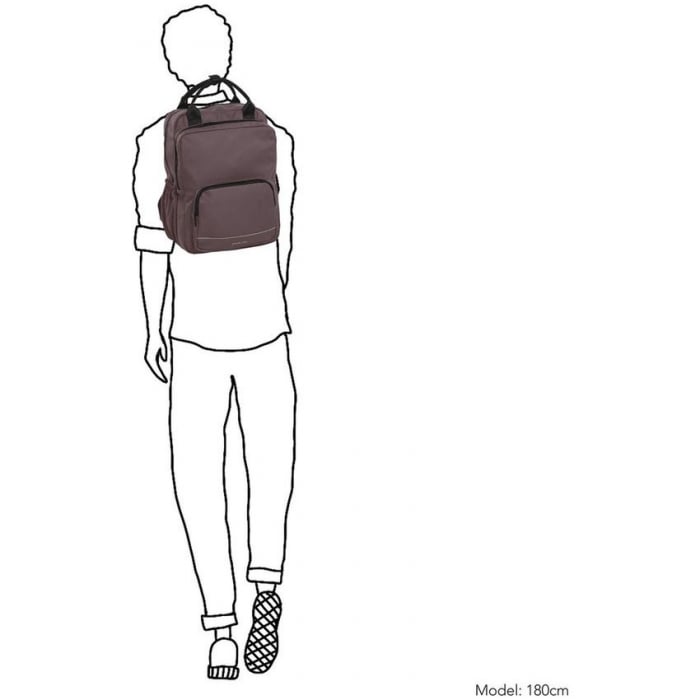 Rucsac unisex impermeabil, Daniel Ray, seria Spokane, Violet inchis [3]