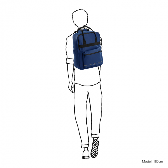 Rucsac impermeabil, universal, laptop 15,4 inch, Daniel Ray, seria Birmingham, Indigo [3]