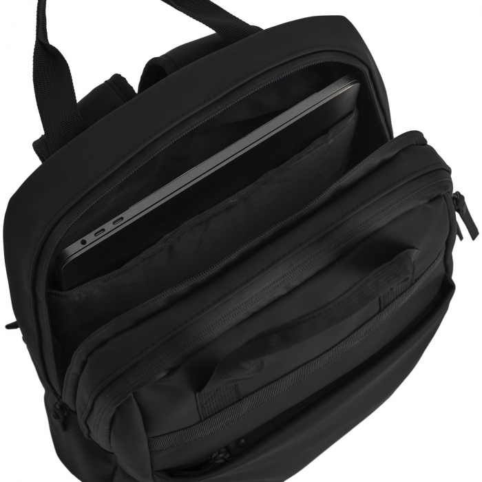 Rucsac impermeabil, universal pentru laptop de 15 inch, Daniel Ray, seria Lubbock, Negru [2]