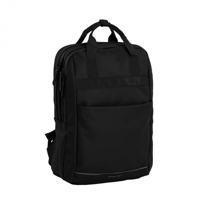Rucsac impermeabil, universal pentru laptop de 15 inch, Daniel Ray, seria Lubbock, Negru [1]