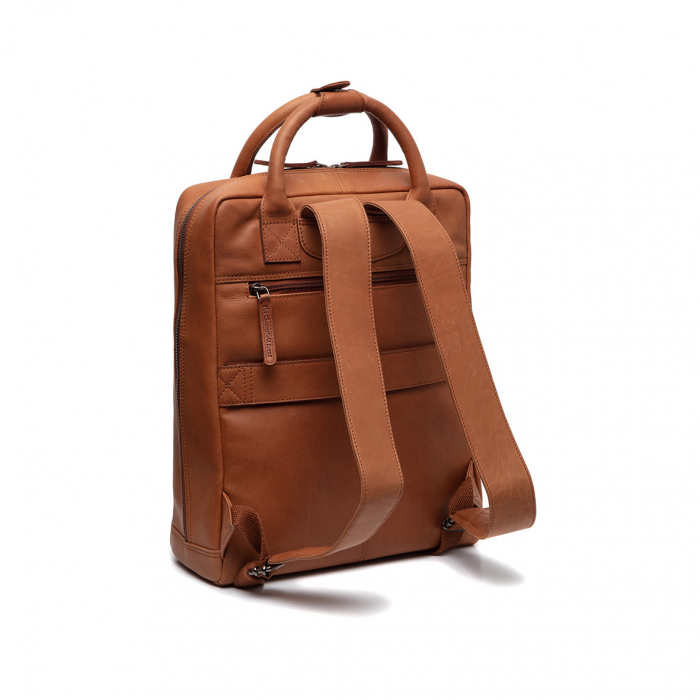 Rucsac laptop 13 inch, The Chesterfield Brand din piele naturala, Georgia, Maro coniac [5]