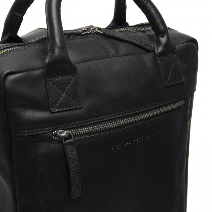 Rucsac laptop 13 inch, The Chesterfield Brand din piele naturala, Georgia, Negru [5]