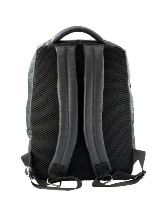 Rucsac unisex din piele naturala moale, model 259, Negru [5]