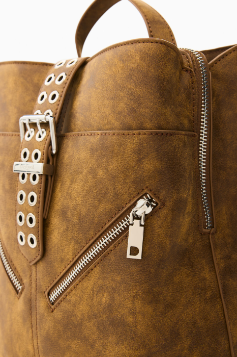 Rucsac mic de dama, Desigual, seria Valentine Sumy - Maro camel [4]