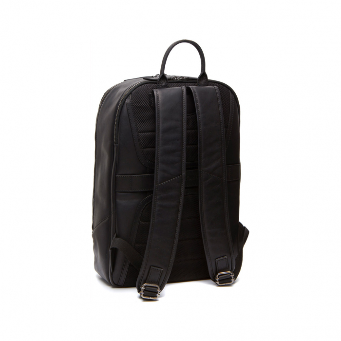 Rucsac pentru laptop de 15 inch The Chesterfield Brand, piele naturala Bangkok, Negru [6]