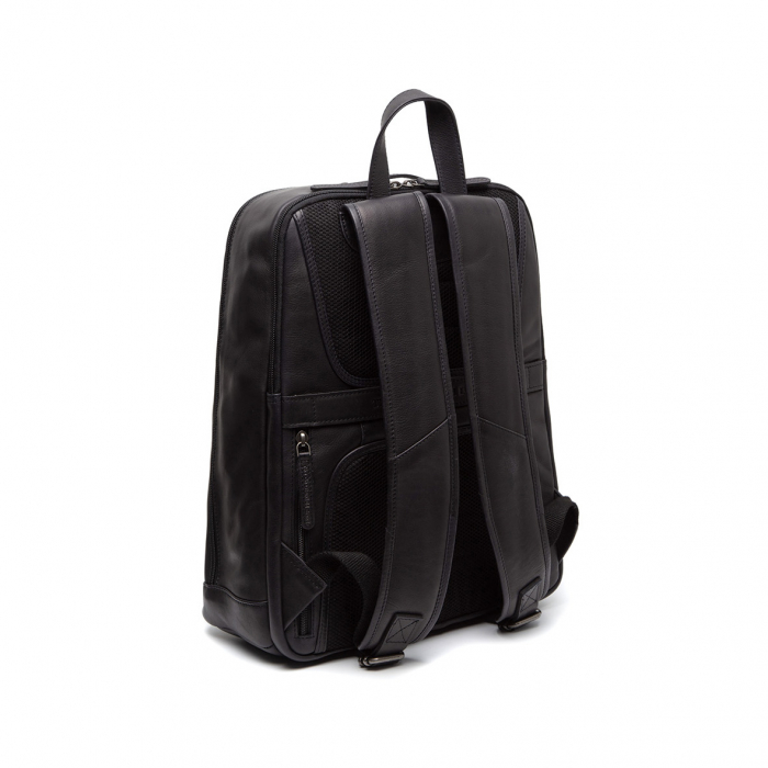 Rucsac cu compartiment laptop 14 inch, The Chesterfield Brand, din piele naturala, Detroit, Negru [5]