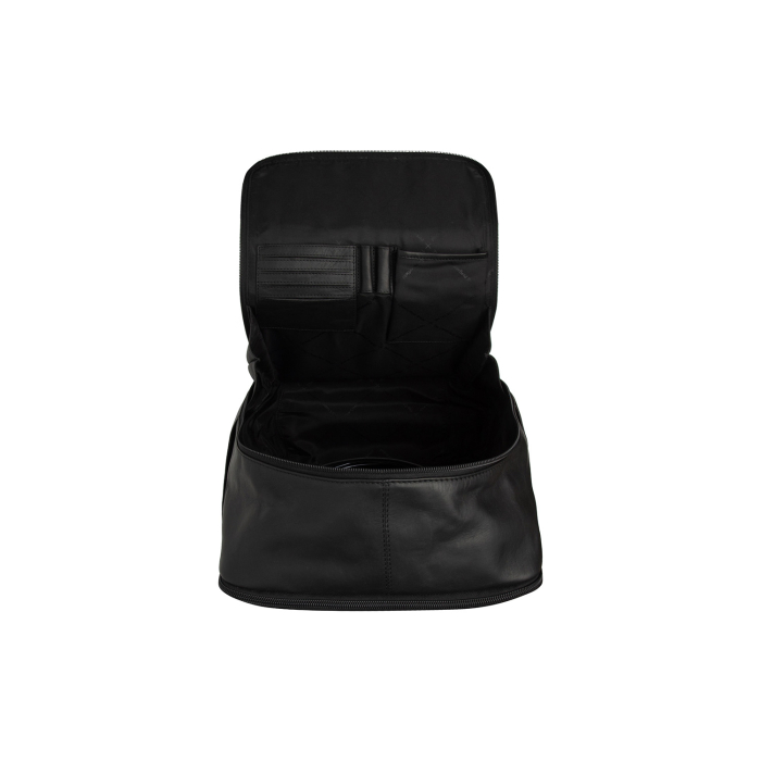 Rucsac pentru tableta si laptop de 15 inch, The Chesterfield Brand, din piele naturala, Calden, Negru [3]