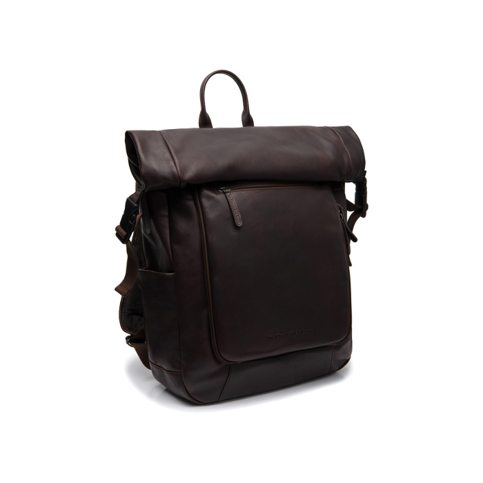 Rucsac pentru tableta si laptop de 16 inch, The Chesterfield Brand, din piele naturala, Remo, Maro inchis [2]
