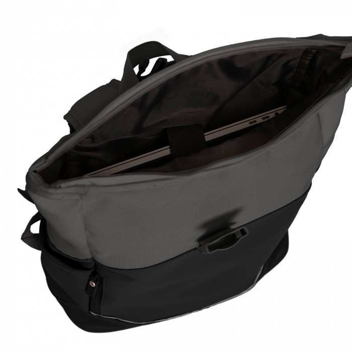 Rucsac Rolltop impermeabil Daniel Ray 15,6 inch Pittsburgh, Negru / Gri [2]