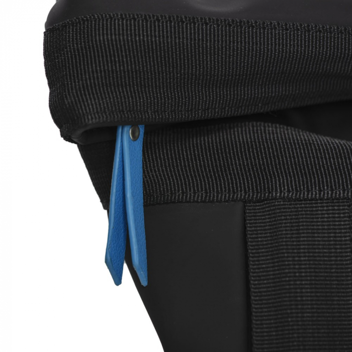 Rucsac Rolltop impermeabil, Daniel Ray, seria Newcastle, Negru / Albastru [4]