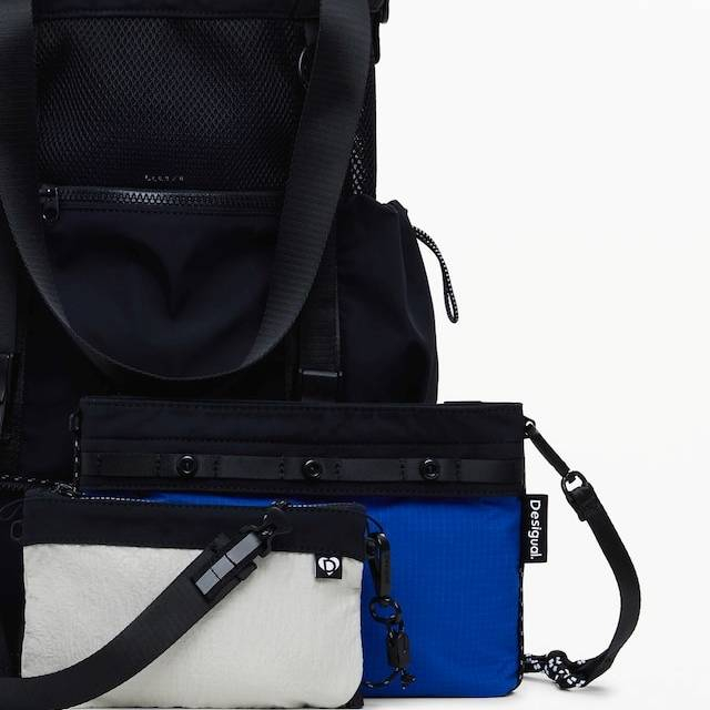 Rucsac si geanta de dama, Desigual, seria Basic Modular Discover, Negru [3]