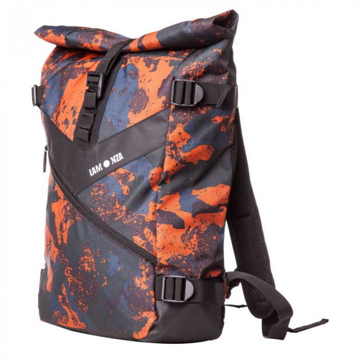 Rucsac sport Lamonza, textil impermeabil, Action, Portocaliu, 55 cm [2]