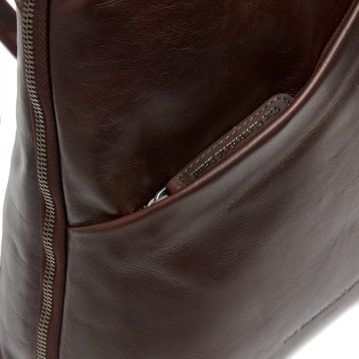 Rucsac The Chesterfield Brand din piele moale, Amanda, Maro inchis [5]