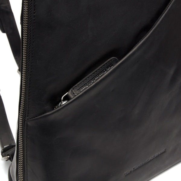 Rucsac The Chesterfield Brand din piele moale, Amanda, Negru [4]