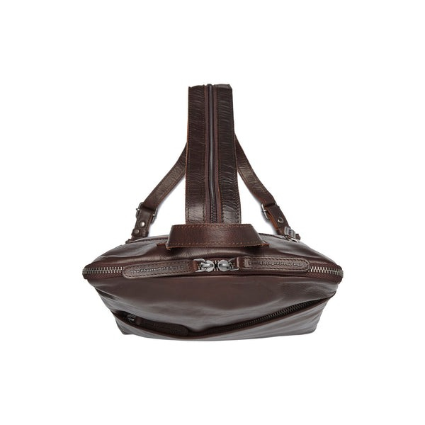 Rucsac The Chesterfield Brand din piele moale, Amanda, Maro inchis [3]