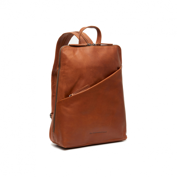 Rucsac The Chesterfield Brand din piele moale, Amanda, Maro coniac [2]