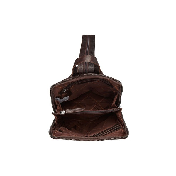 Rucsac The Chesterfield Brand din piele moale, Amanda, Maro inchis [2]