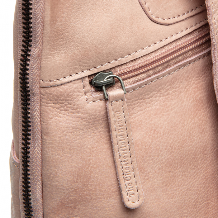 Rucsac The Chesterfield Brand din piele moale, Bern, Vintage rose [5]