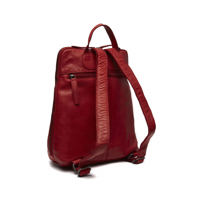 Rucsac The Chesterfield Brand din piele moale, Bern, Rosu [6]