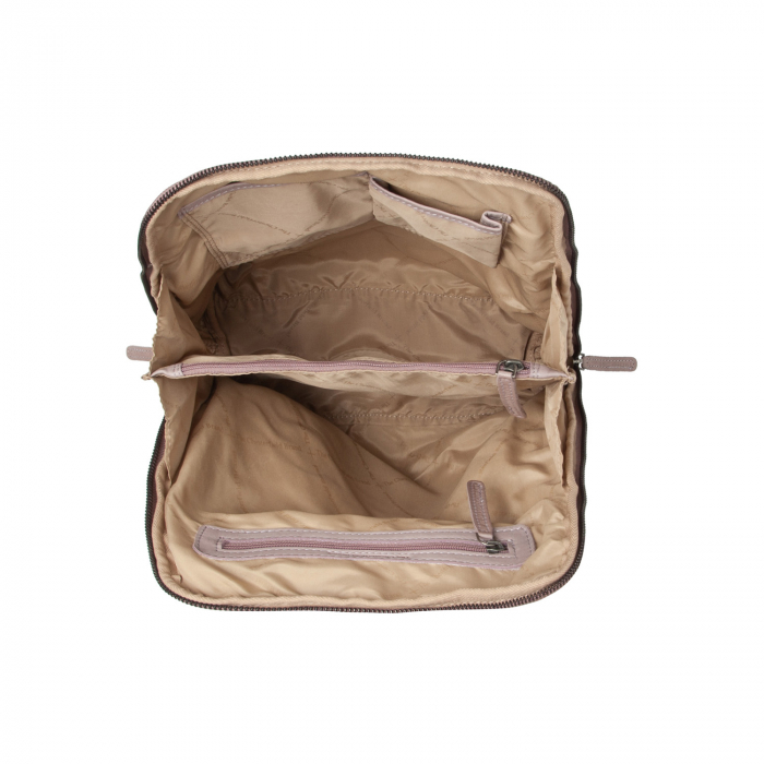 Rucsac The Chesterfield Brand din piele moale, Bern, Lavender Liliac [2]
