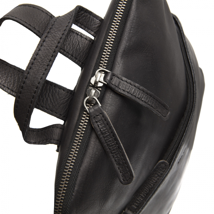 Rucsac The Chesterfield Brand din piele moale, Bern, Negru [2]