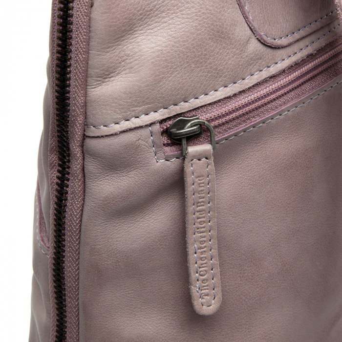 Rucsac The Chesterfield Brand din piele moale, Bern, Lavender Liliac [5]