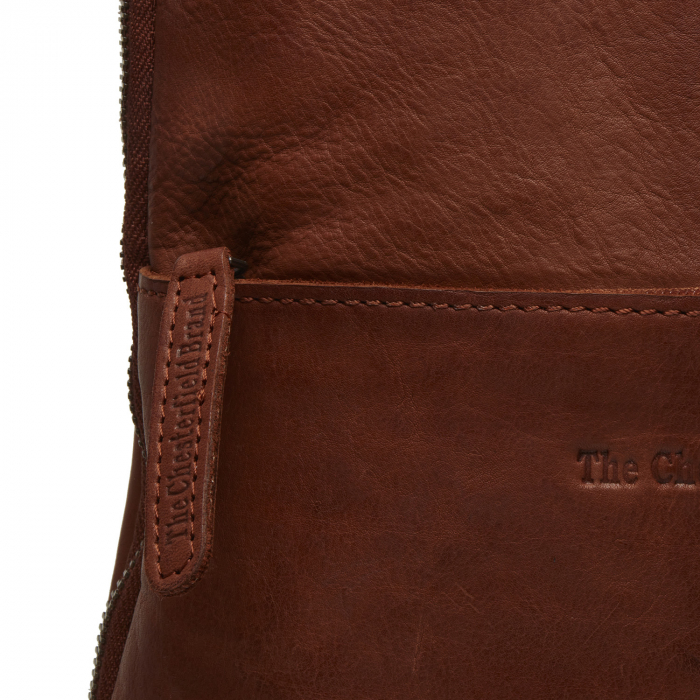 Rucsac The Chesterfield Brand din piele moale, Bern, Maro coniac [4]