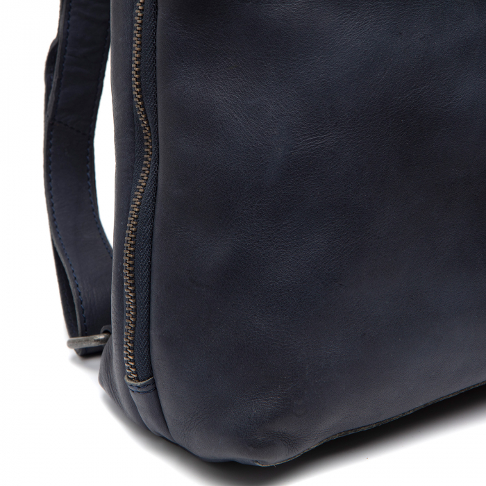 Rucsac The Chesterfield Brand din piele moale, Bern, Albastru inchis [3]