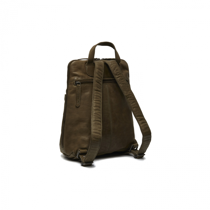 Rucsac The Chesterfield Brand din piele moale, Bern, Verde olive [6]
