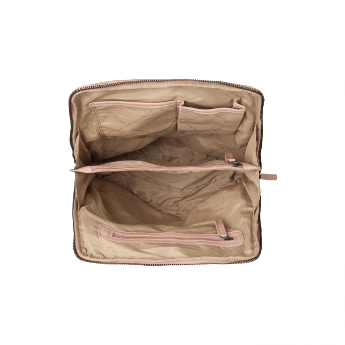 Rucsac The Chesterfield Brand din piele moale, Bern, Vintage rose [2]