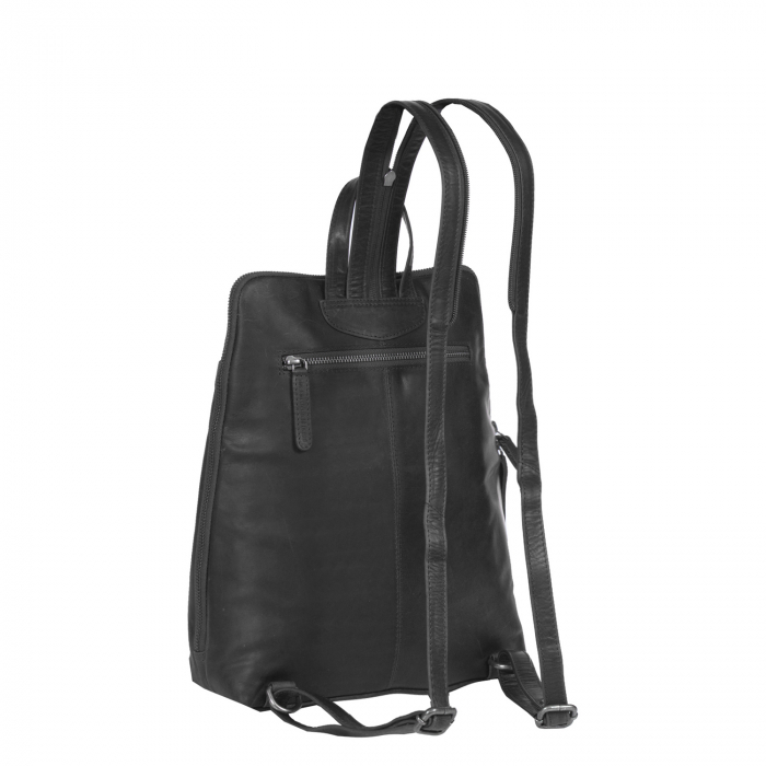 Rucsac The Chesterfield Brand din piele moale, Amanda, Negru [6]