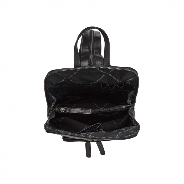 Rucsac The Chesterfield Brand din piele moale, Vivian, Negru [2]