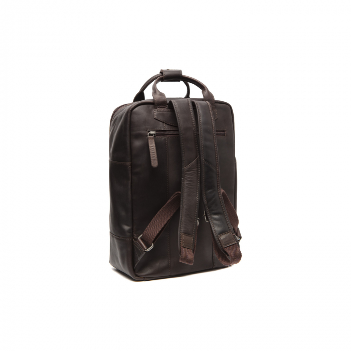 Rucsac The Chesterfield Brand din piele naturala, cu compartiment pentru tableta, Danai, Maro inchis [5]