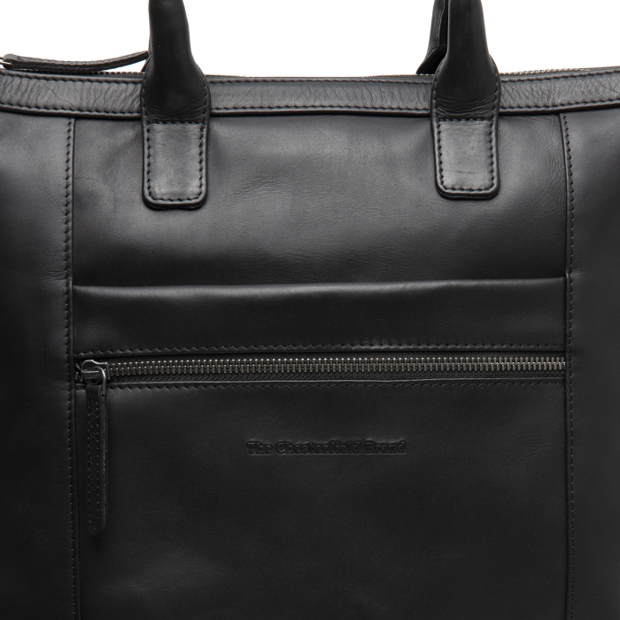 Rucsac si geanta, 2 in 1, The Chesterfield Brand, din piele naturala, Luisa, Negru [3]
