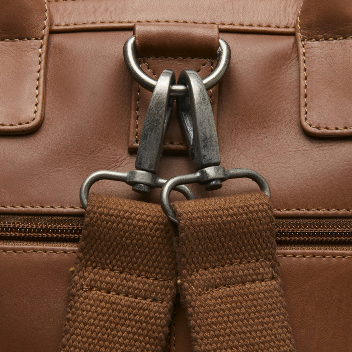 Rucsac si geanta, 2 in 1, The Chesterfield Brand, din piele naturala, Luisa, Maro coniac [5]