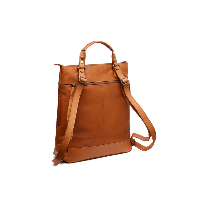 Rucsac The Chesterfield Brand din piele naturala, Omaha, Maro coniac [6]
