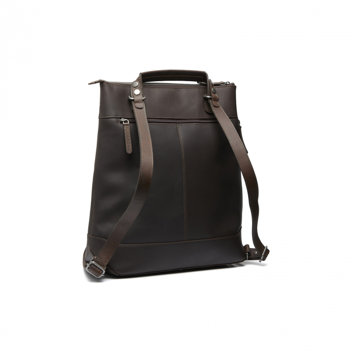Rucsac The Chesterfield Brand din piele naturala, Omaha, Maro inchis [6]