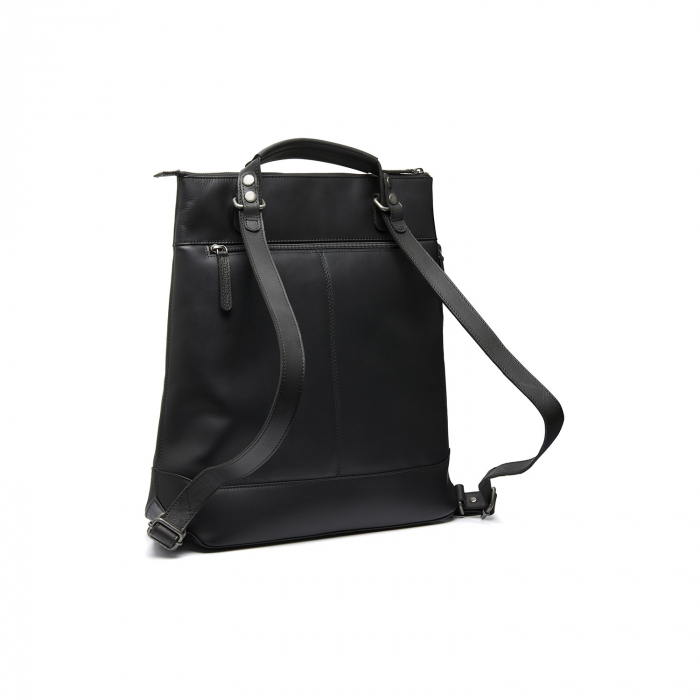 Rucsac The Chesterfield Brand din piele naturala, Omaha, Negru [7]
