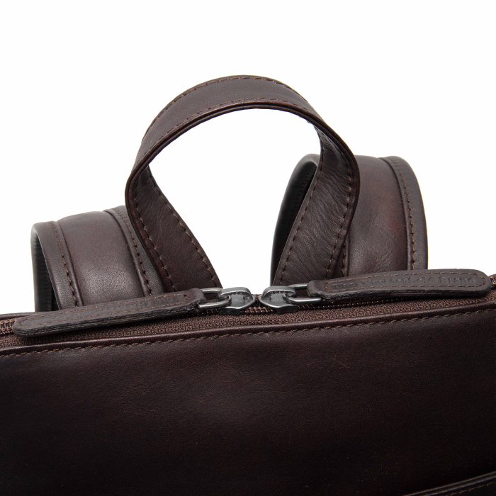 Rucsac The Chesterfield Brand din piele naturala Tigris, Maro inchis [5]