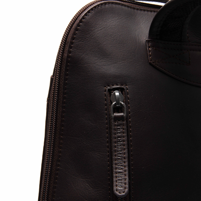 Rucsac The Chesterfield Brand din piele naturala Tigris, Maro inchis [4]