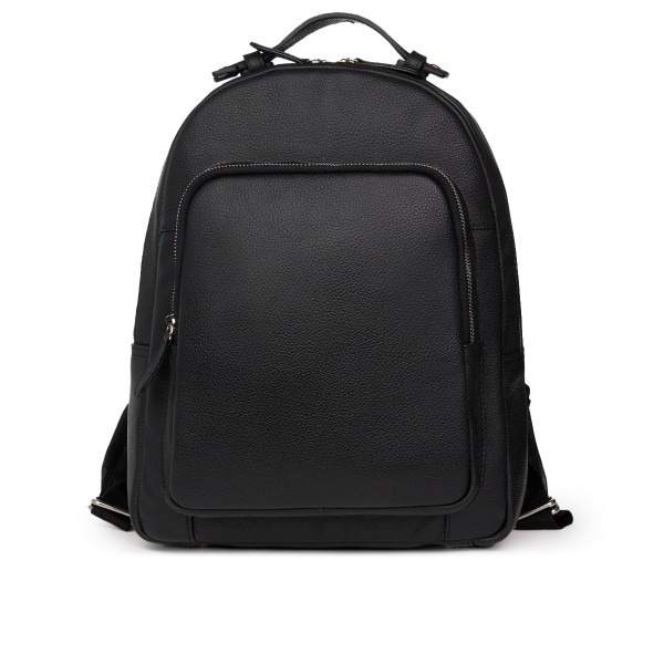 Rucsac unisex din piele naturala moale, model 269, Negru [2]