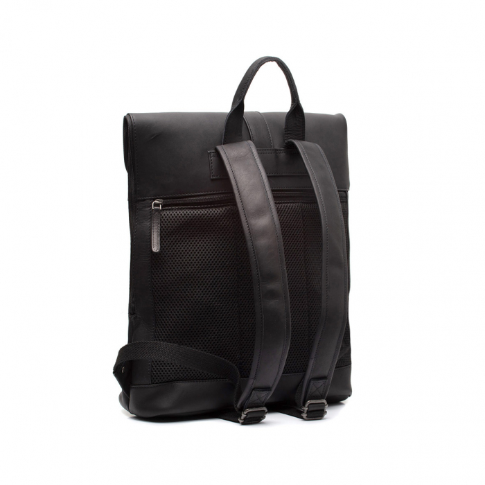 Rucsac unisex din piele naturala, The Chesterfield Brand, Larsson, Negru [8]